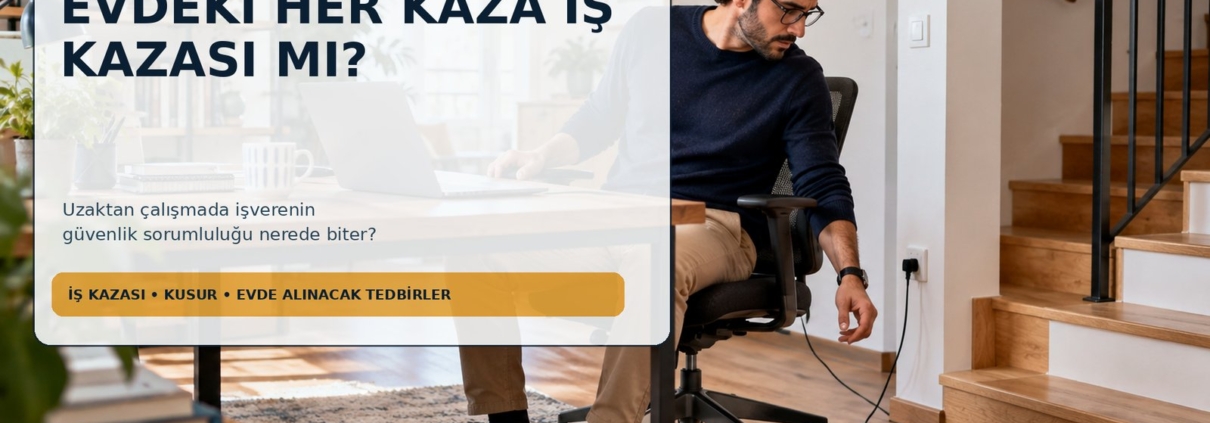 Uzaktan Çalışma Hataları #10 – Evdeki Her Kaza İş Kazası mı? – kapak görseli