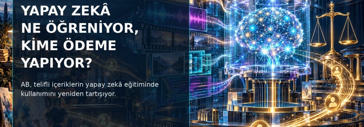 Yapay Zekâ ve Hukuk #04 kapak görseli: Yapay Zekâ Ne Öğreniyor, Kime Ödeme Yapıyor?